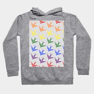 Gay Flag Bird Design Hoodie